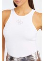 GUESS Top Sl Round Nk Guendalina Top W4RP43KAZH2 g011 pure white