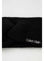 Лента за глава с вълна Calvin Klein в черно K60K611400