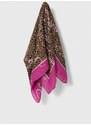 Тънък шал Blugirl Blumarine в розово с десен PA4026.T0300
