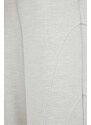 Панталон Gestuz в сиво със стандартна кройка, с висока талия 10908652