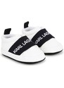 Бебешки маратонки Karl Lagerfeld в бяло