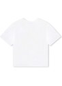 Детска памучна тениска Marc Jacobs в бяло
