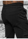 Мъжки чино панталон джогинг черни OZONEE NB/MP0105NZ
