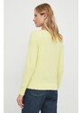 Пуловер Tommy Hilfiger дамски в жълто от лека материя WW0WW40099