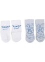 Бебешки чорапи Kenzo Kids (2 броя) в синьо