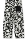 Детски спортен панталон Marc Jacobs в черно с десен