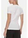 GUESS T-Shirt Ss Vn Shaded Glittery Tee W4RI55J1314 g011 pure white