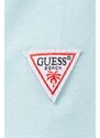 Памучна тениска Guess SURFING в синьо с принт F4GI07 I3Z14