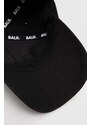 BALR. Шапка с козирка Barl Hexline в черно с апликация B6110 1062