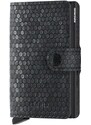 Кожен портфейл Secrid Miniwallet Hexagon Black в черно