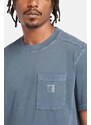 TIMBERLAND T-Shirt Merrymack River Garment Dye Chest Pocket TB0A5VDH4331 410 navy
