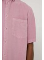 Samsoe Samsoe Риза Samsoe SATARO мъжка в лилаво със стандартна кройка с класическа яка M24100051