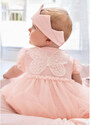 Бебешка официална боди рокля Mayoral с лента за глава