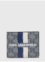Портмоне Karl Lagerfeld мъжки в сиво