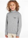 Детски пуловер Calvin Klein Jeans в сиво