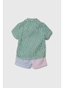 Детска памучна пижама Polo Ralph Lauren с изчистен дизайн