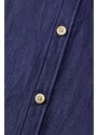 SCOTCH & SODA Риза Linen With Roll-Up 177150 SC0004 navy