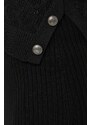 Пуловер Guess BELLE дамски в черно от лека материя W4GR15 Z36O0