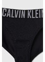 Детски бански от две части Calvin Klein Jeans в черно