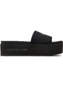 Чехли Calvin Klein Jeans Flatform Sandal Met YW0YW01036 Black BDS