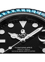 A BATHING APE Type 1 Bapex Crystal Stone Watches Green