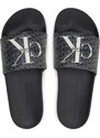 Чехли Calvin Klein Jeans Slide Aop YM0YM00955 Black/Bright White 0GM