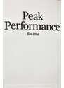 Суичър Peak Performance в бяло с качулка с апликация