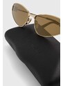 Слънчеви очила Balenciaga в златисто BB0335S