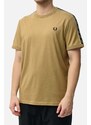 FRED PERRY T-Shirt M4613-Q124 v19 light brown/ black