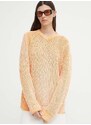 Памучен пуловер Résumé AtlasRS Knit Pullover Unisex в оранжево 20371116