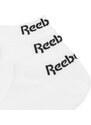 Комплект 3 чифта къси чорапи унисекс Reebok R0356-SS24 (3-pack) Бял