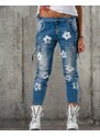 ExclusiveJeans Дънки Flower Girl, Син Цвят
