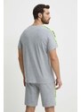 Домашна тениска HUGO в сиво с апликация 50504270