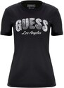 GUESS T-Shirt Ss Rn Sequins Logo Tee W4GI31I3Z14 jblk jet black a996