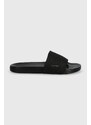 Чехли Calvin Klein POOL SLIDE WCALVIN MET MONOCQ в черно HW0HW01971