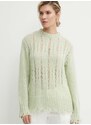 Пуловер с вълна Résumé AnnoraRS Knit Pullover дамски в зелено 20321113