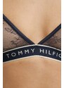 Сутиен Tommy Hilfiger в тъмносиньо от дантела с изчистен дизайн UW0UW05172