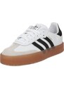 ADIDAS ORIGINALS Ниски маратонки 'Samba' цвят "пясък" / черно / бяло