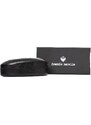 Frankie Morello Black Metallic Fiber Men Sunglass