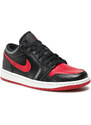 NIKE Air Jordan 1 Low Shoes Black/Red