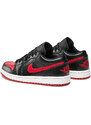 NIKE Air Jordan 1 Low Shoes Black/Red