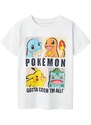 NAME IT Тениска 'Dazz Pokemon' пъстро / бяло