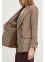 Сако Pedro del Hierro в бежово с двуредно закопчаване с десен 6758304