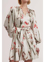 TED BAKER Рокля Cuiaba Neck Mini 279194 ivory