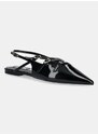 Балеринки Steve Madden Cianna в черно с отворена пета SM11003709