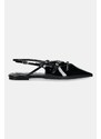 Балеринки Steve Madden Cianna в черно с отворена пета SM11003709