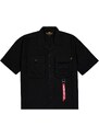 ALPHA INDUSTRIES Риза 'Aloha' сиво / черно