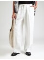 WEEKDAY Панталон с ръб бяло