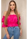 Kesi Fuchsia blouse without arms