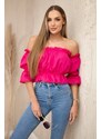 Kesi Fuchsia blouse without arms